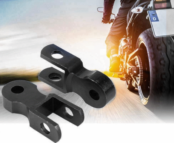 Universal Motorcycle Scooter Rear Shock Absorber Riser Height Extension & Screws - Image 4