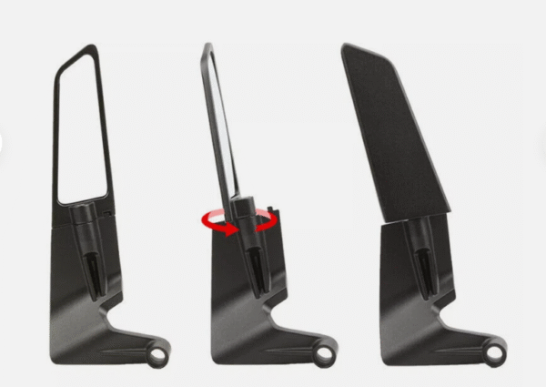 Universal Motorcycle Mirror Wind Wing side Rear View Reversing mirror - Image 2